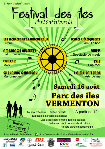 affiche festival vermenton