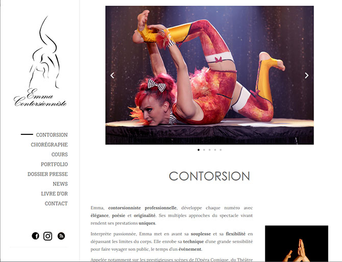 Emma contorsionniste