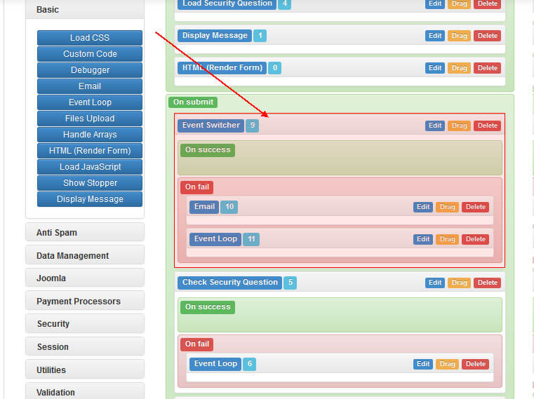chronoforms-event-switcher