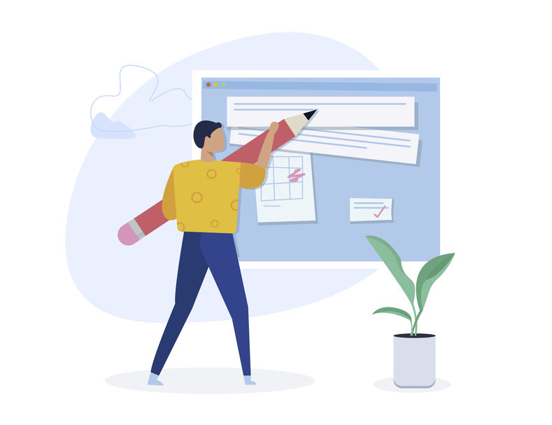 webmaster writing